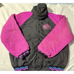 Scoreboard Sportswear Nylon Bomber Jacket XL Winnebago SmokeShop Vintage Y2K Wis